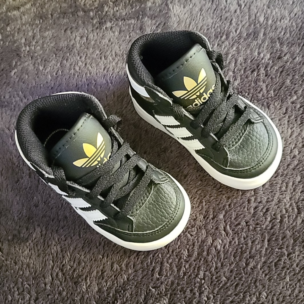 Infant Adidas high top shoe